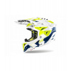 Prilba AVIATOR 3.0 Spin, AIROH (žltá/modrá) 2023 XL