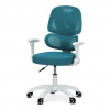 Autronic Dětská židle, výškově nastavitelná, modrá síťovina, KA-K1063 BLUE