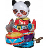 Naťahovacia kovová panda s bubnom Goki