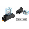 Stykač relé 24V DC s päticou 2x5A 1x10A