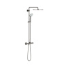 Sprchový systém s termostatickou batériou GROHE Euphoria System sivá lesk 26075A00