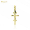 Zlatý prívesok Au585/000 14k grav. gréckokatolícky krížik - Rozmer: 2.5