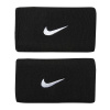 Potítko Nike Swoosh Double-Wide Wristbands - Čierny
