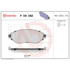 BREMBO Sada brzdových platničiek kotúčovej brzdy BREMBO P 59 082