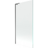 Mexen Next L paraván na vaňu 1-krídlový 90 x 150 cm, transparentný, gun metal - 895-090-000-03-00-95