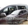Deflektory Heko Toyota Sienna 5D od 2010 (+zadné)