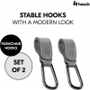 Hauck Pushchair Hooks Grey