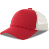 Atlantis Headwear Kšiltovka Record-S, 5 panelová, Trucker COT33026300499-red Červená UNI