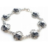 SILVER BRACELET retro silikónový volánik (SILVER BRACELET retro silikónový volánik)