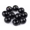 Drevené korálky Ø25 mm Farba: 10 čierna