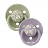 Bibs cumlíky silikón De Lux 2 ks - one size Liberty Fossil-grey-sage