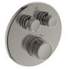 Ideal Standard CeraTherm Navigo - Termostatická sprchová batéria pod omietku na 2 spotrebiče, Silver Storm A7296GN
