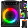 BEZDRÔTOVÝ REPRODUKTOR 500W BLUETOOTH PRENOSNÉ RÁDIO FM USB SD MOBILNÉ LED