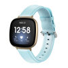 BStrap Leather Lux remienok na Fitbit Versa 3, light blue