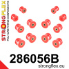 286056B: Strongflex Sada silentbloků zadního zavěšení Custom