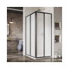 Jedna strana sprchového kúta RAVAK SRV2-100 195 S black+Pearl 14VA03O211