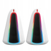 Marvo reproduktory MONKA SG-500 2.0 6W biela RGB regulácia hlasitosti