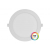 T-LED Biely vstavaný LED panel guľatý 225mm 27W 24V RGB+CCT 102332