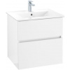 Villeroyboch VILLEROY & BOCH VERITY LINE skříňka pod umyvadlo 55,5x48,2x61,8 cm, 2 zásuvky, Glossy White