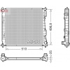 Chladič motora DENSO DRM43017