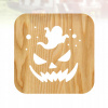 Drevený nočný svetelný vzor Holloween Pumpkin Ghost (Drevený nočný svetelný vzor Holloween Pumpkin Ghost)