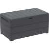DURAMAX Durabox Plastový záhradný úložný box 416 l, 129,5 x 70 x 62,5 cm, antracit DURAMAX 86603