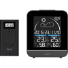 Hama Wetterstation La Gomera, mit Außensensor, Funk, Wecker, Schwarz 00222218 digitálna bezdrôtová meteostanica; 00222218