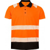 Result Recycled | R501X Bezpečnostné polo_30.501X Farba: fluorescent orange/black, Veľkosť: L/XL