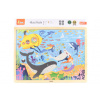 Viga puzzle na podložke 48 častí Poznajme more a jeho obyvateľov