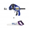 Irwin Irwin Sada 6 ks Jednoručních svěrek QUICK GRIP XP 300mm/12