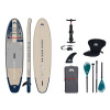 Paddleboard Aqua Marina Magma Earth Wave 11'2'' + Kajaková sedačka a pádlo SUP/kajak