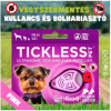 Bezchemický ultrazvukový odpudzovač kliešťov a bĺch pre psov a mačky – TICKLESS, ružový