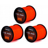 Kaprový vlasec Steel Mono Fluo oranžový 600 m / 0,35 mm / 3 ks