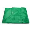 Plachta krycia s okami 3x4 m, 100g/m2 PE zelená