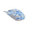 E-Blue Myš Auroza Gaming, 4000DPI, optická, 6tl., 1 koliesko, drôtová USB, biela, herná EMS639WHCZ-IU