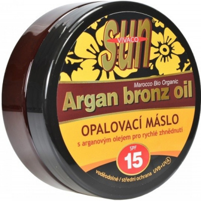SunVital Argan Bronz Oil opaľovacie maslo SPF15 200 ml
