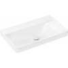 Hansgrohe Xelu Q - Umývadlo 800x480 mm SmartClean s odkladacou plochou vpravo bez otvoru na batériu a prepadu, biela 61026450