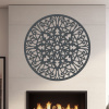 drevo zivota Drevená mandala na stenu NÁDEJE Farebný vzor: Antracitová, Priemer: 95