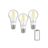 IMMAX NEO 06441823 Smart LED žárovka filamentová E27 7W 07713C WiFi Tuya sada 3ks