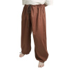 imago Bavlnené nohavice široké - hnedé Velikost: L