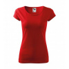 Dámske bavlnené tričko Malfini Pure 122 - veľkosť: XL, farba: červená