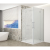 Gelco TRINITY CHROME obdĺžniková sprchová zástena 1000x800mm, rohový vstup, matné sklo GT2280-10M-CH