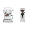 Ascaso Dream PID, Cloud White + Eureka Mignon XL, CR white