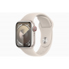 Apple Watch S9 Cell/45mm/Starlight/Sport Band/Starlight/-M/L (MRM93QC/A)