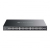 TP-LINK TP-Link Omada SG3452XMPP sieťový prepínač Riadený L2+ Gigabit Ethernet (10/100/1000) Podpora napájania cez Ethernet (PoE) 1U Čierna (SG3452XMPP)