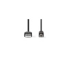 Nedis CCGB60100BK30 - USB 2.0 kabel | A Zástrčka - B Zástrčka | 3 m | Černá barva