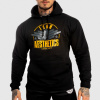 Fitness mikina bez zipsu Iron Aesthetics Force, čierna, Farba Čierna, Veľkosť S