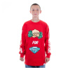 DIAMOND tričko - Cash In Hand L/S Tee Red (RED) veľkosť: M