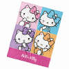 Carbotex Dětská deka Hello Kitty Portréty 130x170 cm