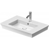 Duravit White Tulip umývadlo 75x49 cm obdĺžnik umývadlo na nábytok biela 2363750000